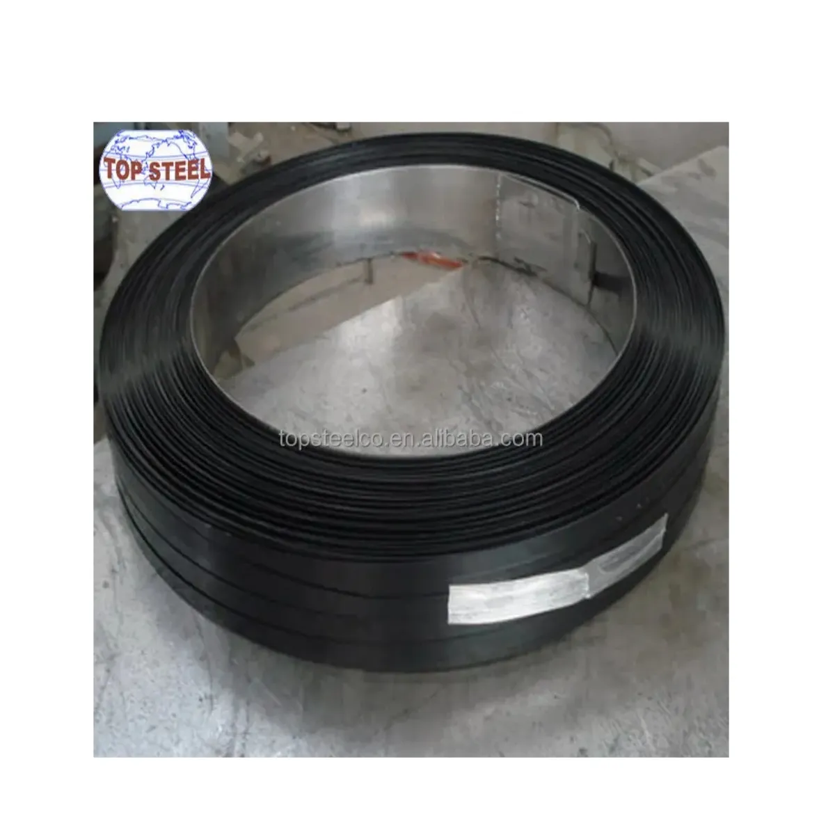 16mm 19 mm 22mm 25mm 32mm 38mm black painted steel binding bundle with strapping for packing 19x0.5mm price per kg