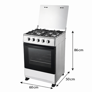Cuisinière <span class=keywords><strong>à</strong></span> <span class=keywords><strong>gaz</strong></span> encastrable 4 brûleurs <span class=keywords><strong>de</strong></span> 24 pouces en acier inoxydable avec four <span class=keywords><strong>de</strong></span> 88 L, compatible GPL/GN, appareil <span class=keywords><strong>de</strong></span> cuisine, CKD disponible - Product Image 5