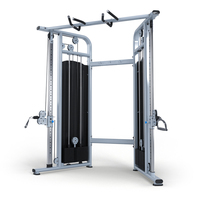 Máquina Multifuncional de Gimnasio con Poleas y Cables Ajustables para Espalda y Brazos, Equipo de Fitness de Acero de Alta Calidad