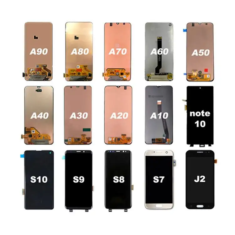 A80 Lcd Display for samsung A8 lcd 2016 2015 2018 2020 A810 screen digitizer For Samsung touch display a8 plus Mobile Screen