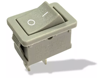 Interrupteur à bascule mini SPST KCD1 10A 125VAC/6A 250VAC 15*21mm, 2 broches ON-OFF, bords coudés, 10 000 cycles, CQC, SGS
