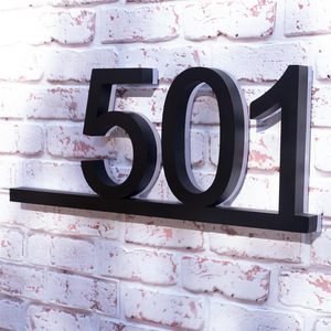 Năng lượng mặt trời <span class=keywords><strong>backlit</strong></span> <span class=keywords><strong>Led</strong></span> Nhà Số tùy chỉnh địa chỉ dấu hiệu cho quảng cáo IPX4 không thấm nước điều khiển từ xa - Product Image 2