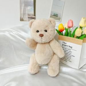 Lina Bear ตุ๊กตายัดไส้รูปสัตว์การ์ตูนหมอนของขวัญน่ารักสีชมพูหมูของเล่นผ้ากำมะหยี่สำหรับวัสดุโพลีเอสเตอร์สำหรับวันเกิด - Product Image 5