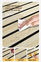 Autocollant mural de cuisine en PVC, imperméable et résistant à l'huile, à motifs rayés et à carreaux, papier peint auto-adhésif