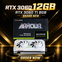 Rtx 3060 12GB Rtx3060 Ti 8GB Rtx 3070 GTX1660 RX 580 8G Kartu Grafis Gaming Desktop/Workstation Berpendingin Kipas GPU