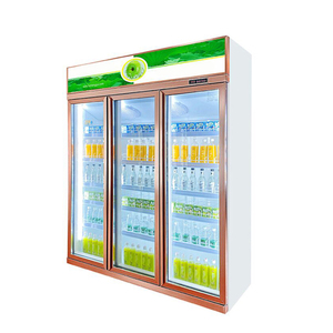Réfrigérateur commercial à porte vitrée pour boissons, vitrine réfrigérée verticale avec éclairage LED pour supermarché - Product Image 6