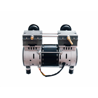 Compresseur d'air portable à piston sans huile et à faible bruit MEC900, refroidi par air, moteur 220V, pompe pour concentrateur d'oxygène