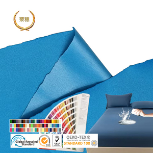 Tissu tricoté laminé avec <span class=keywords><strong>film</strong></span> Tpu 100 Polyester tissu drap-housse imperméable coussinets diaphragme peuvent être pressés à chaud tissu - Product Image 1