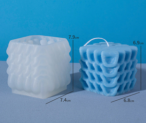 Molde <span class=keywords><strong>de</strong></span> Silicona para Velas Aromáticas con Forma <span class=keywords><strong>de</strong></span> Cubo Mágico, DIY, <span class=keywords><strong>Bola</strong></span> Mágica Hecha a Mano, Difusor <span class=keywords><strong>de</strong></span> Piedra, Recuerdo, Adornos Aromáticos - Product Image 6