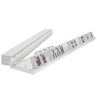Poussoirs pour carreaux de Mahjong en acrylique transparent 19 "20" 4 pièces Design festonné Acrylique Mahjong Rack Pusher Set