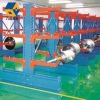 Étagère à cantilever en acier pour entrepôt industriel lourd, à un seul côté, pour matériaux longs, fabriquée en Chine