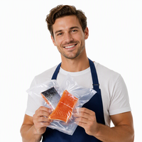 Sacs sous vide pour aliments résistants à l'humidité, tailles personnalisées, pour viande, poulet, collations, lait, gelée, légumes, bœuf, emballage avec une épaisseur de 80 microns