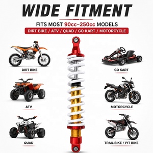 Amortisseur de moto professionnel 430 mm, haute performance, suspension réglable, amortissement pour moto tout-terrain 150cc 250cc PIT <span class=keywords><strong>QUAD</strong></span> DIRT BIKE - Product Image 3