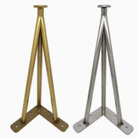 Petites pieds de table en fer pour mini table basse d'appoint