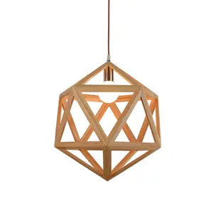 Natural wooden pendant ceiling light Indoor Decoration Wicker Hanging Lights Bamboo Shade Lamp alabaster pendant light