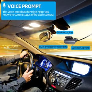 กล้องติดรถยนต์ใหม่กล้องติดรถยนต์ DVR แบบ Ultra HD 4K ระบบ WiFi GPS มองเห็นกลางคืนเครื่องบันทึกวิดีโอ WDR จอด24ชั่วโมง - Product Image 5