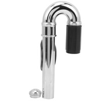 Embouchure de flûte plaquée argent coude spécial pour enfants tuyau droit accessoires à double usage