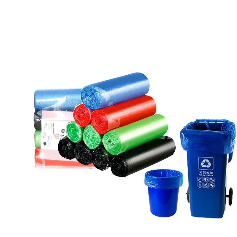 100%Recycled Compostable Garbage Bag Biodegradable Material Construction Contractor Garbage Trash Bags