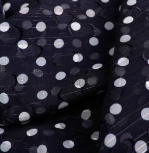 Goud Garen Chiffon Afdrukken Goud Garen Vaag Zichtbaar Mode Polyester Textiel Doek/Zachte Zijde Stof - Product Image 3