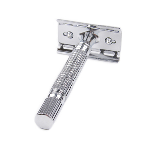 Dongmei a buon mercato in lega di zinco rasoio a lama singola vecchio stile rasoio da barba bagnato doppio bordo di sicurezza da uomo Grooming rasoi da barba classici - Product Image 4