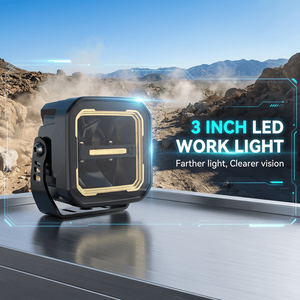 Faros LED Universales IP67 de 3 Pulgadas, Haz de Luz Amplio, 6000K, Lámpara Blanca, OEM Personalizado para Renault <span class=keywords><strong>Dacia</strong></span> <span class=keywords><strong>Duster</strong></span> Todoterreno - Product Image 1