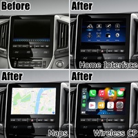 Android Wireless Carplay Auto Box para Toyota Land Cruiser LC200 VXR Navigation Box 2014-2021 Interfaz de video de Lsailt