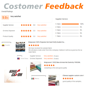 Kingcason 260Gsm 100% poliéster <span class=keywords><strong>Spandex</strong></span> tejido suave cepillo Anti píldora Jacquard Polar tela para sofá <span class=keywords><strong>silla</strong></span> cubierta ropa - Product Image 5