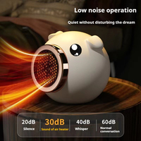 Calentador de espacio Calentadores eléctricos portátiles para ventilador de Interior para el hogar Calentador de ventilador de calor de seguridad rápida de 500W