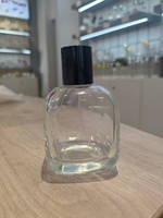 Flacon de parfum en verre transparent de haute qualité, carré ou ovale, vide, avec atomiseur et divers bouchons pour l'emballage de parfums – Prix usine