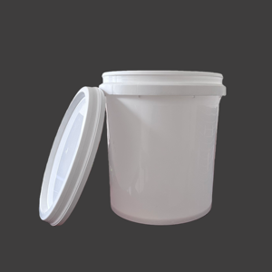 <span class=keywords><strong>Seau</strong></span> rond en plastique de <span class=keywords><strong>5</strong></span> <span class=keywords><strong>litres</strong></span> pour produits chimiques liquides, fûts, seaux et barils - Product Image 2