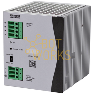 Fuente de Alimentación Murrelektronik 85137, Salida Única 24V 50/60Hz 20A, Entrada 100-240VAC, Enfriamiento por Convección Natural, Nueva - Product Image 1