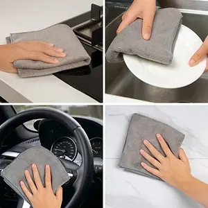 Microfiber Cleaning Cloth Polyamide Cleaning Cloths Absorbent Car Kitchen Towel Multicolor Dish Cloths Kitchen Rags