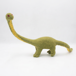 Lot de décorations de Noël suspendues faites à la main en feutre et laine, grand dinosaure vert, idéal pour la vente en gros - Product Image 2