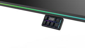 Jiecang Ergonomic động cơ kép RGB ánh sáng PC máy tính điện ngồi đứng chơi Game bàn cho e-thể thao - Product Image 3
