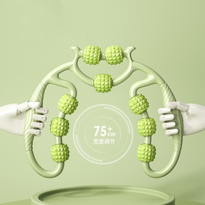 Venta al por mayor multifunción EVA Yoga ejercicio músculo masaje relajación rodillo anticelulitis anillo Clip pierna rodillo - Product Image 3