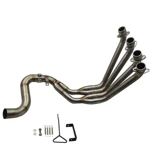 Ligne d'échappement complète avec collecteur avant/latéral, pour moto, CB650F, CBR650F, CBR650, CBR 650F, 2014, 2015, 2016, 2017, 2018, 2019