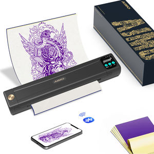 Imprimante de pochoirs de tatouage AIMO M08ESD <span class=keywords><strong>avec</strong></span> écran tactile, imprimante de tatouage Bluetooth <span class=keywords><strong>avec</strong></span> 10 feuilles de papier de transfert premium - Product Image 5