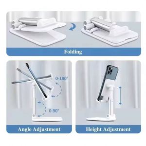 Wholesale Custom Logo Promo Gift Adjustable Portable <b>Desktop</b> Mobile Holder <b>Stand</b> Table Accessories Cell Phone Desk Holders - Product Image 4