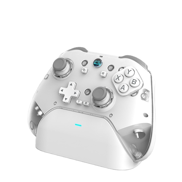 with Charging Base for IOS/PC/Android Gaming Joystick Z04 Wireless BT Game Controller for Steam 2.4G Handle