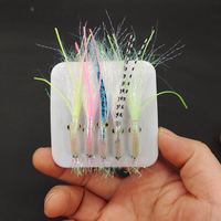 Leurre Artificiel Rigide Lumineux pour Pêche en Eau Salée et en Rivière, Attrayant pour Calamar, Poisson-Bras, Carpe et Requin