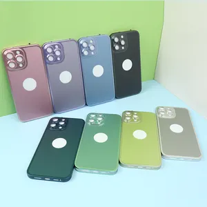 New 2023 Phone Cover Case Titanium Alloy Full Protection With Front Tempered Glass For iPhone Case Original