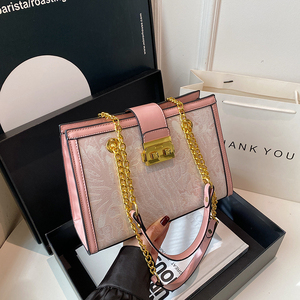 Bolso Personalizado de Fábrica con Gran Capacidad, Bolso Tote con Patrón Geométrico, Bolso de Hombro Clásico y Moderno con Hebilla para Mujer - Product Image 4