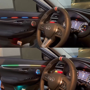 Iluminación Ambiental Interior para Automóvil Symphony Led para Infiniti QX50 2018-2024, Accesorios de Tira - Product Image 2