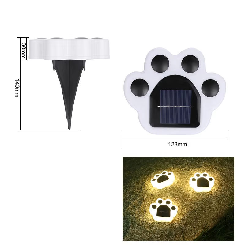 4-6LED ours patte lumière lumière chaude