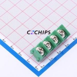 MX8500-8.5-04P-GN01-Cu-S-A Barrier Terminal Block Through hole Component THT,P=8.5mm Connector Two Sides 8.5mm 1x4P Straight Pin - Product Image 1