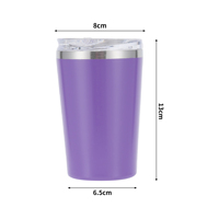 Nuevas Botellas de Agua Aisladas con Borde Anti-escaldaduras, Vaso de Acero Inoxidable con Aislamiento al Vacío de Doble Pared para Café, Helado