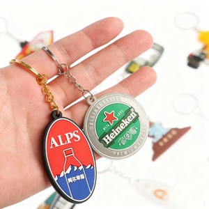 3D Silicone Mặt dây chuyền nhựa Epoxy Keychain trang trí tùy chỉnh PVC mềm cao su Keychain - Product Image 6