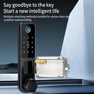 Carte de mot de passe Offre Spéciale étanche bluetooth ttlock tuya porte numérique wifi empreinte digitale serrure intelligente