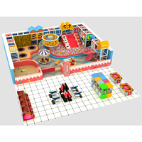 Petit équipement de jeux d'intérieur pour enfants, forteresse ludique avec piscine à balles et toboggan pour garderies et salles de jeux à domicile