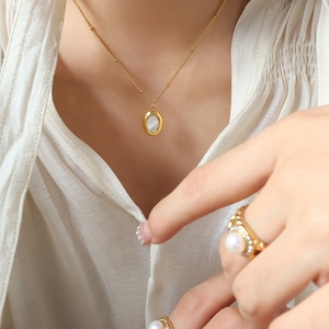 2025 mode femmes 18K or plaqué rhodium chirurgical en acier inoxydable collier bijoux accessoires DDP logistique Air USA expédition - Product Image 2